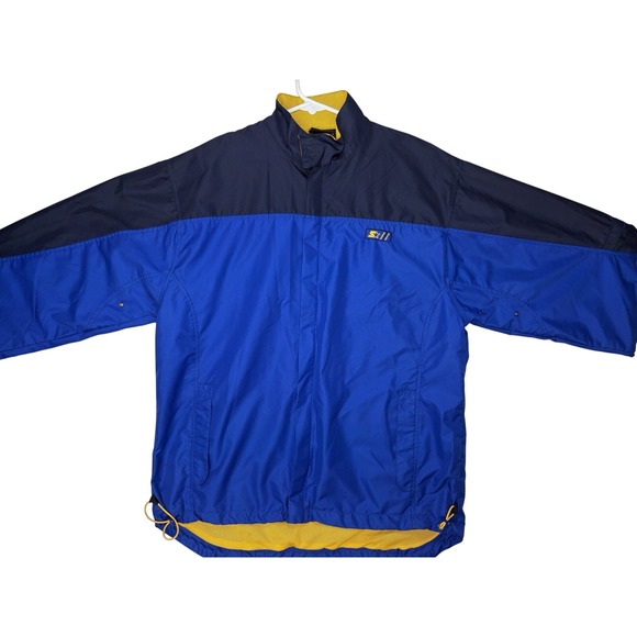 STARTER Other - Vintage Starter Windbreaker Jacket Blue Gold Size XL Great Condition 90s Retro